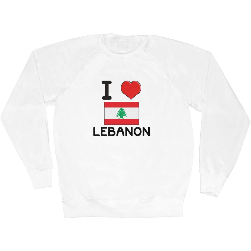 'I Love Lebanon' Adult Sweatshirt / Sweater / Jumper (SW033153)