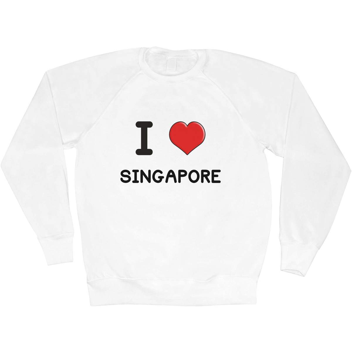 'I Love Singapore' Adult Sweatshirt / Sweater / Jumper (SW033889)