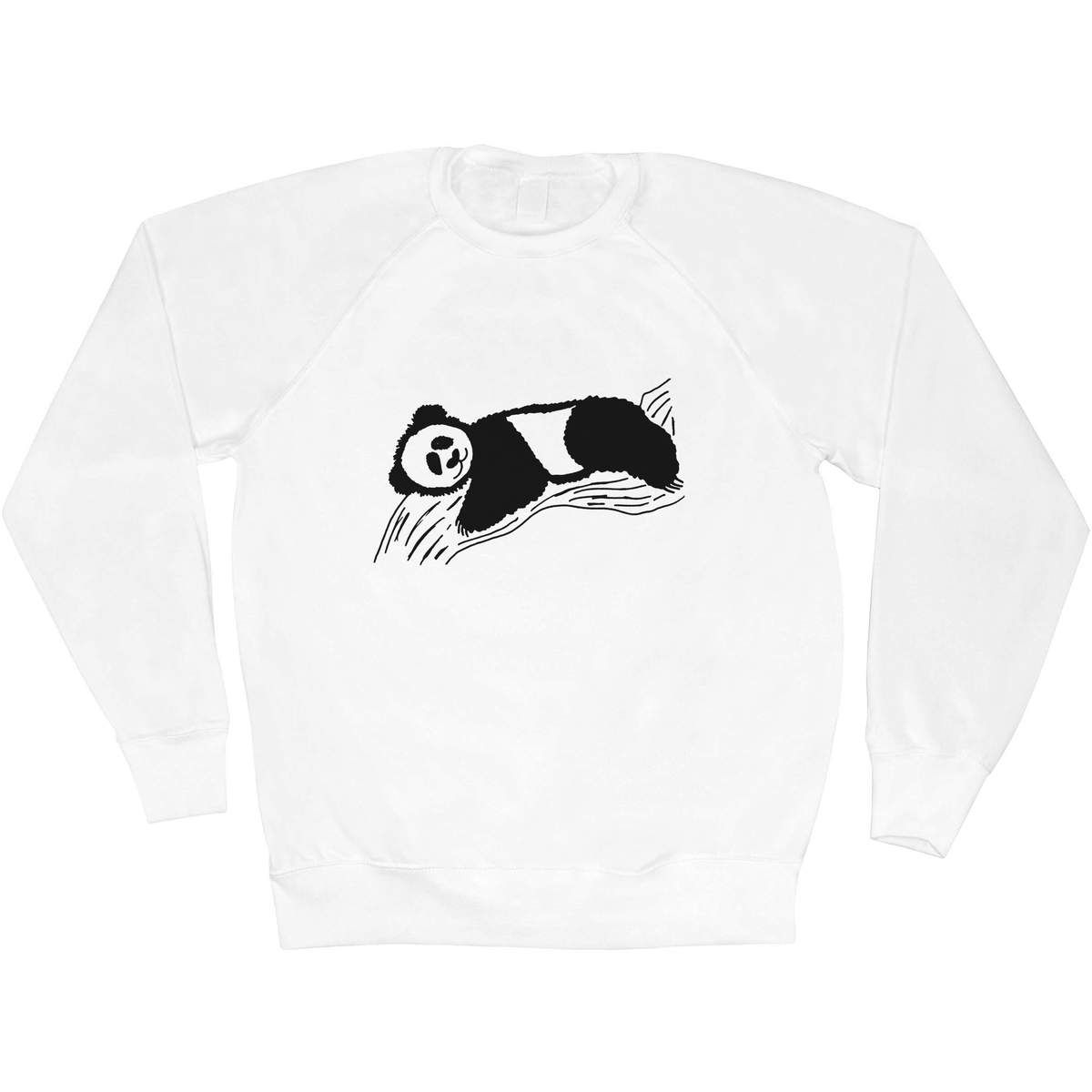 'Panda On Branch' Adult Sweatshirt / Sweater / Jumper (SW036664)