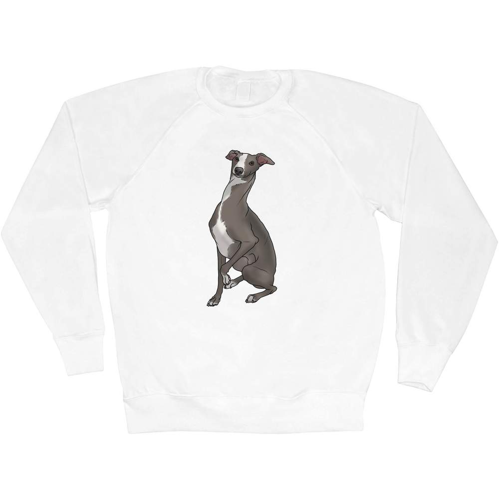 'Goofy Italian Greyhound' Adult Sweatshirt / Sweater / Jumper (SW037450)