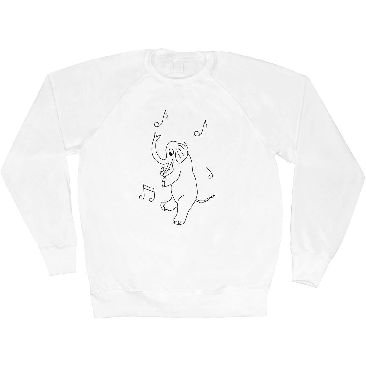 'Tap dancing elephant' Adult Sweatshirt / Sweater / Jumper (SW041528)