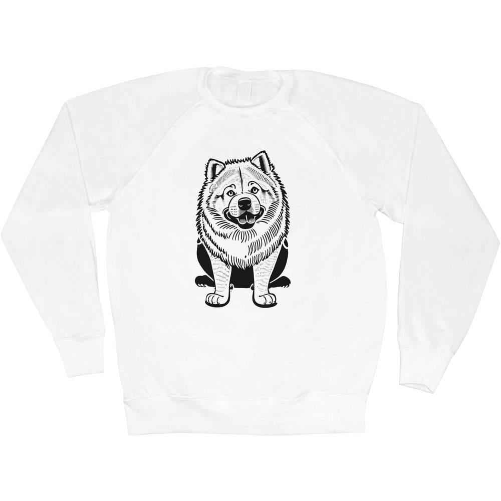 'Chow Chow Dog' Adult Sweatshirt / Sweater / Jumper (SW044122)