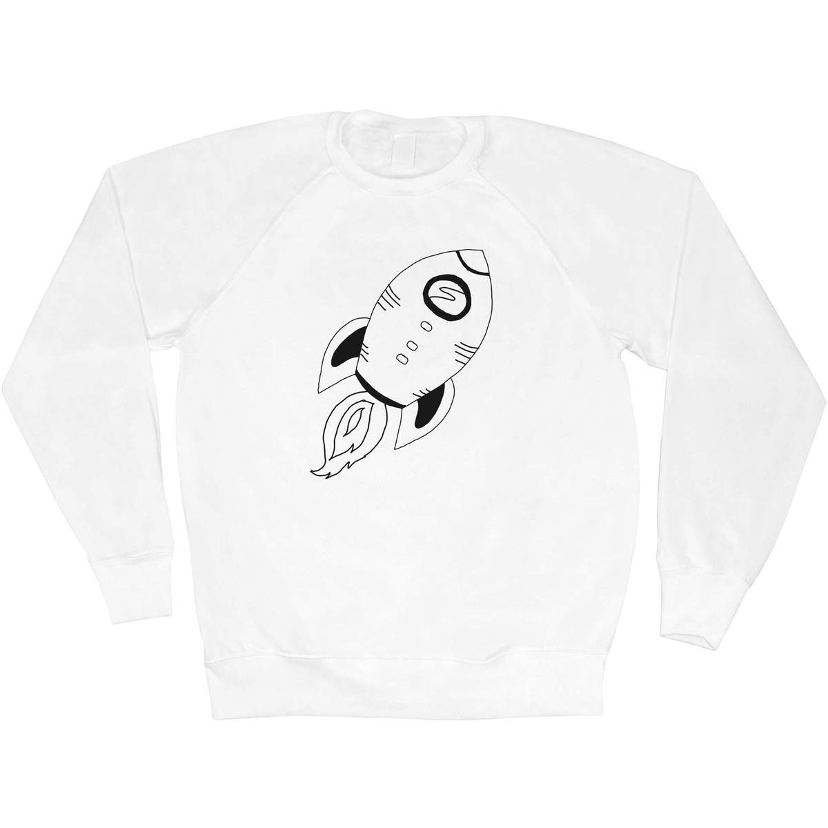 'Space Rocket' Adult Sweatshirt / Sweater / Jumper (SW044741)