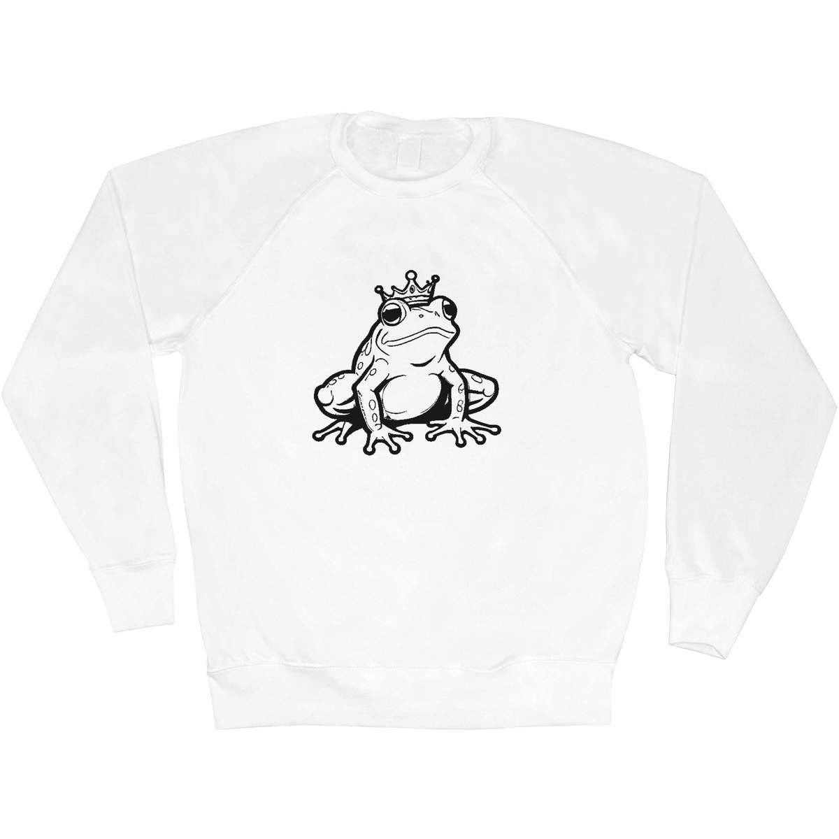 'Prince Charming Frog' Adult Sweatshirt / Sweater / Jumper (SW044815)