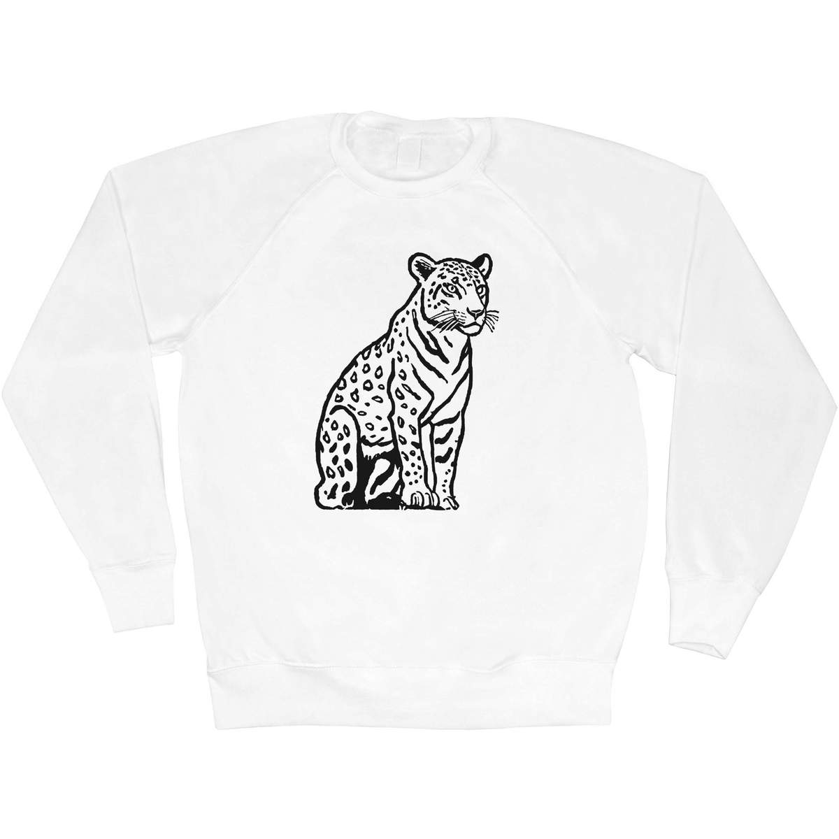 'Sitting Jaguar' Adult Sweatshirt / Sweater / Jumper (SW046140)