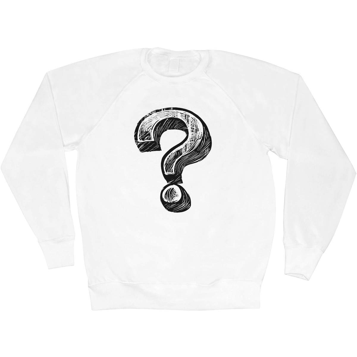 'Sketchy Question Mark ' Adult Sweatshirt / Sweater / Jumper (SW046291)
