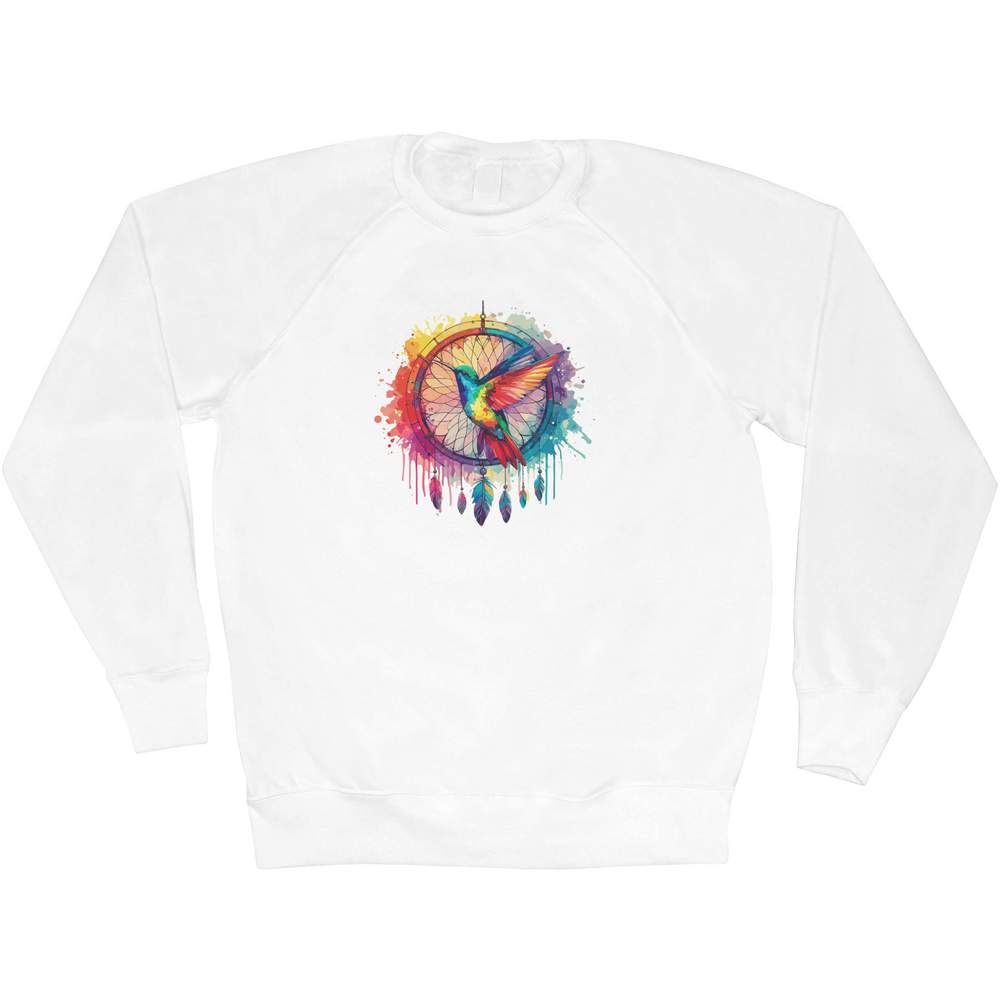 'Hummingbird Dreamcatcher' Adult Sweatshirt / Sweater / Jumper (SW047512) - Picture 2 of 5