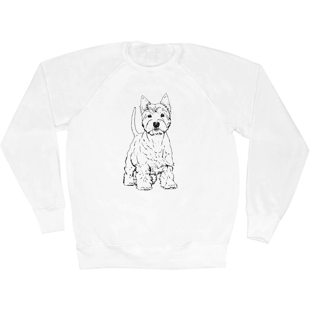 'Proud Westie Dog' Adult Sweatshirt / Sweater / Jumper (SW047862)