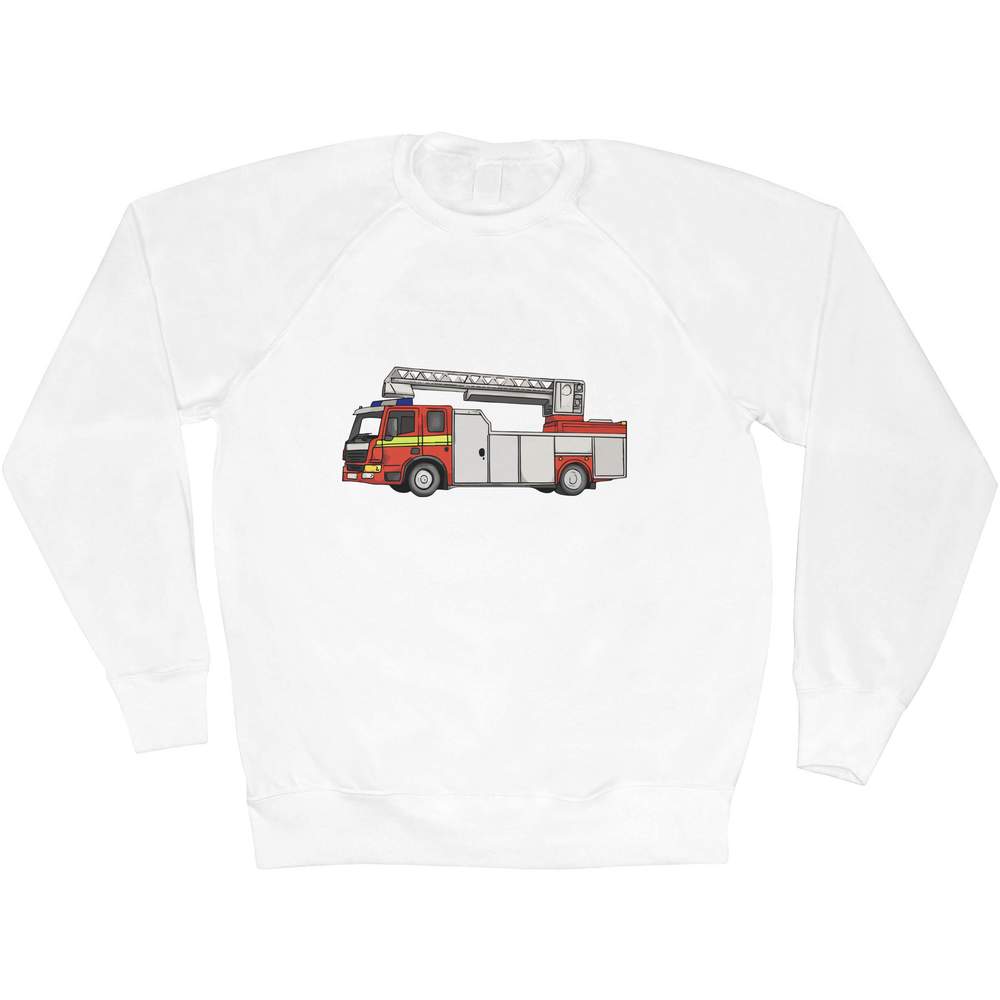 'Fire Truck' Adult Sweatshirt / Sweater / Jumper (SW048006)