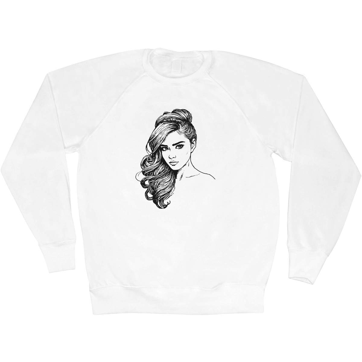 'Bridal Hair ' Adult Sweatshirt / Sweater / Jumper (SW048119)