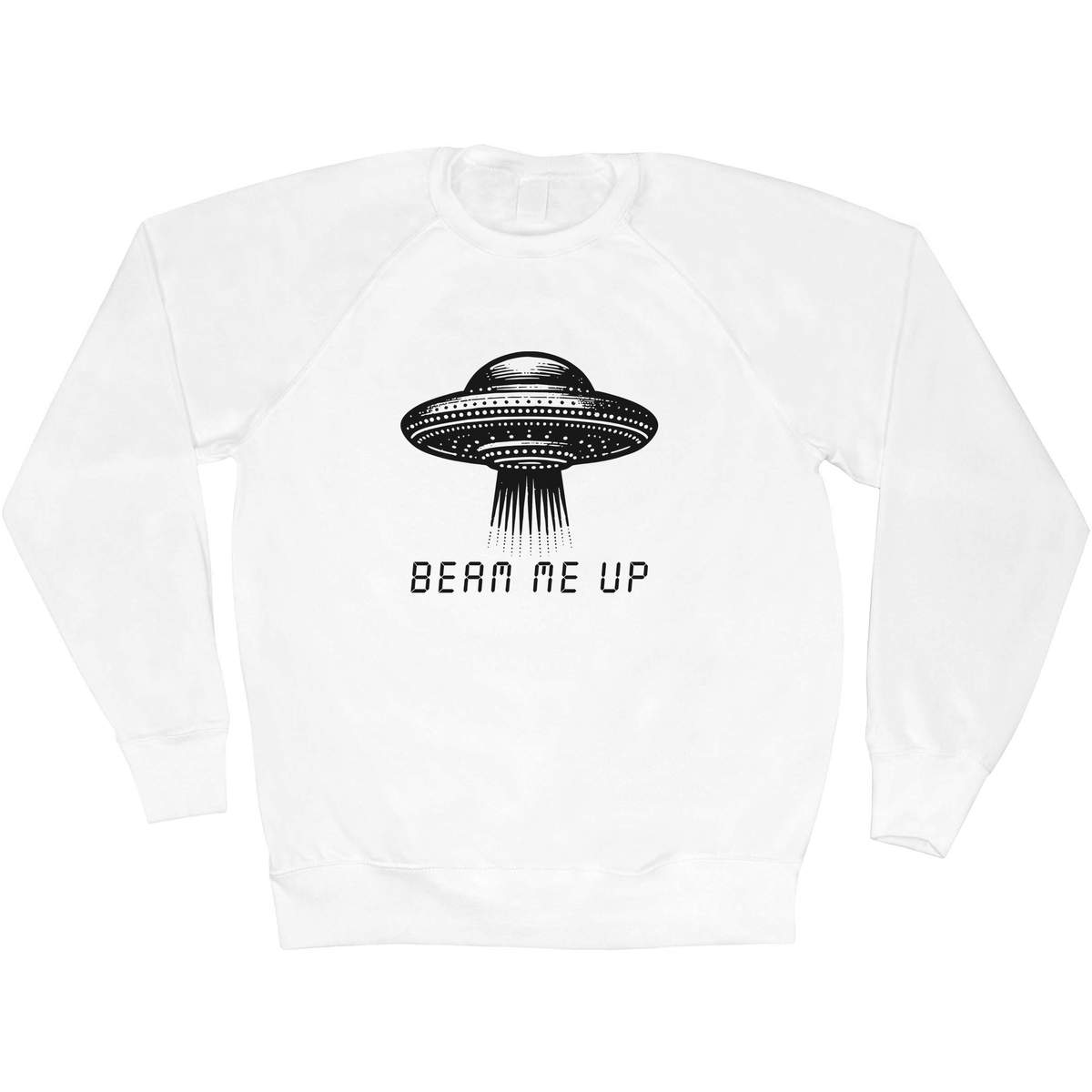 'Beam Me Up UFO' Adult Sweatshirt / Sweater / Jumper (SW048562)