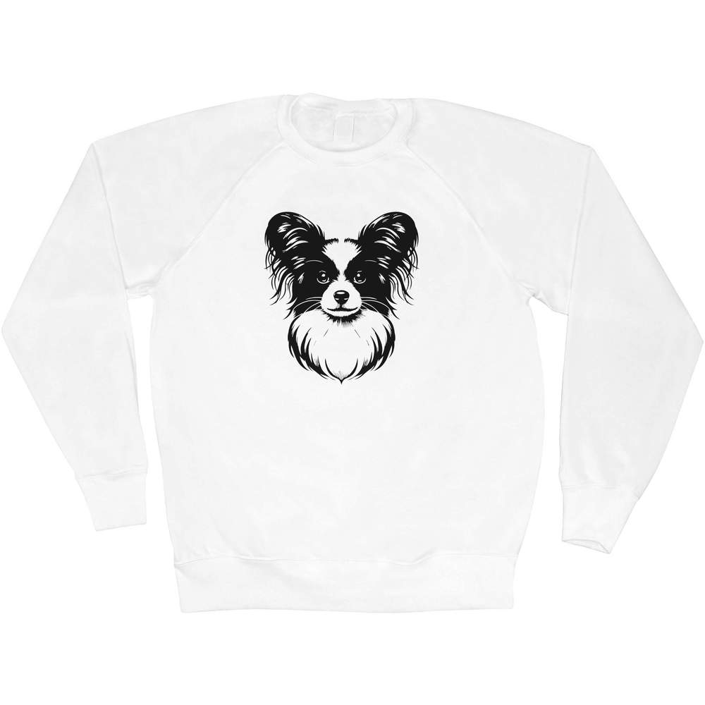 'Papillon Dog' Adult Sweatshirt / Sweater / Jumper (SW048704)