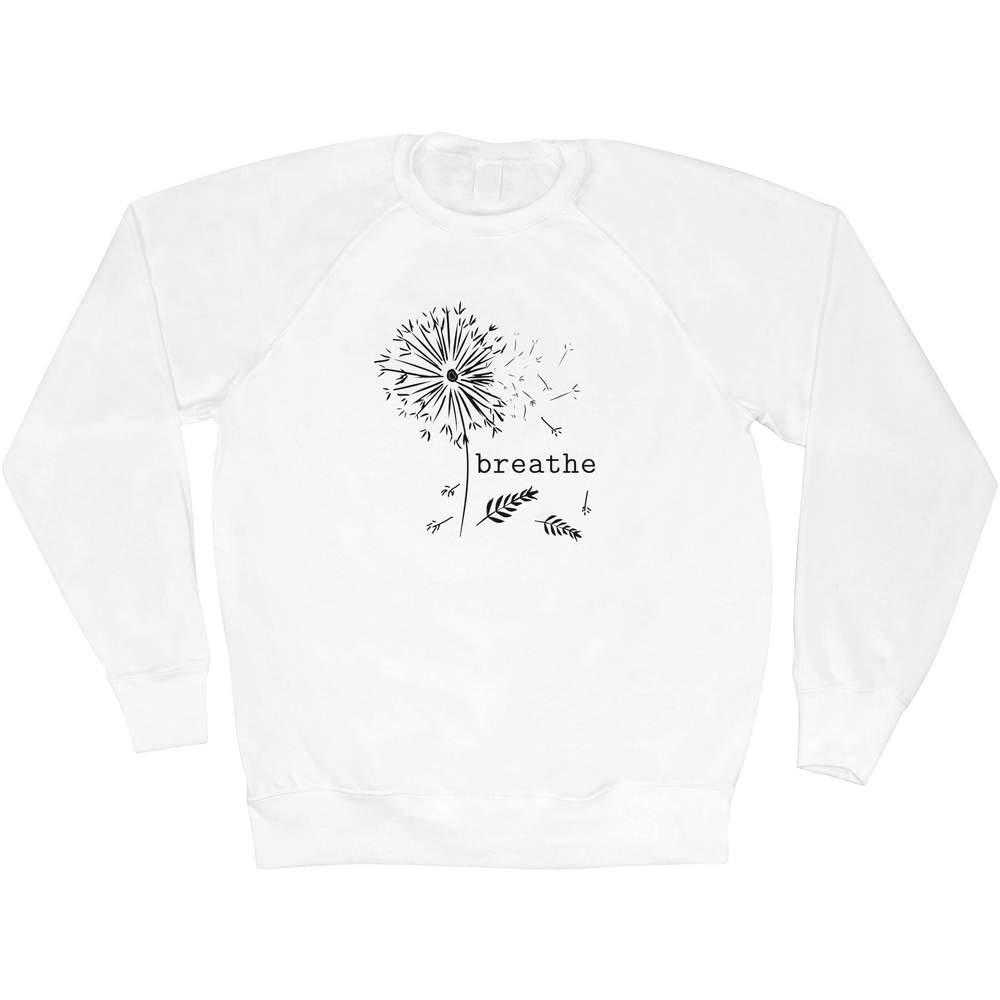 'Breathe Dandelion Clock' Adult Sweatshirt / Sweater / Jumper (SW049258)