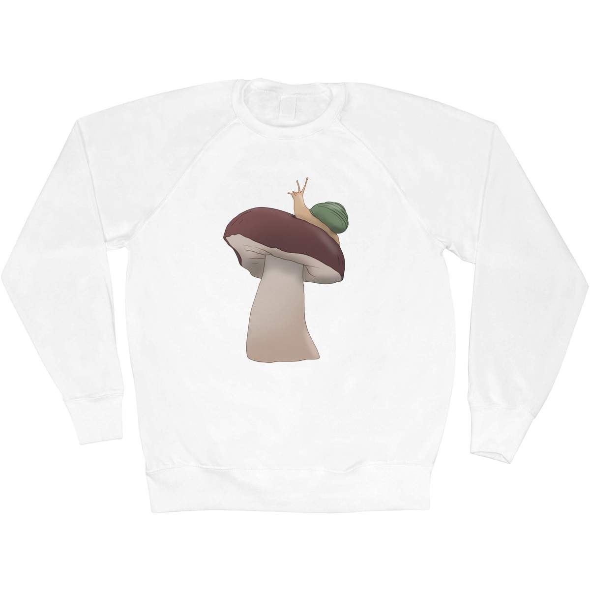 'Snail on a Mushroom' Adult Sweatshirt / Sweater / Jumper (SW051320)