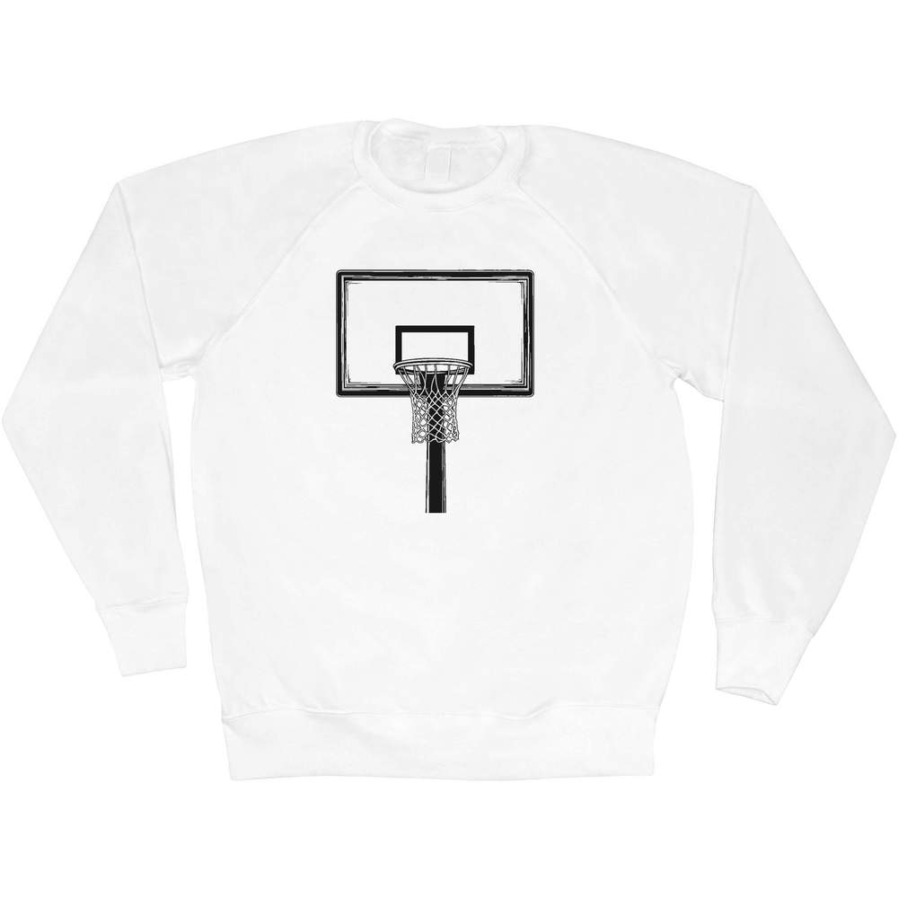 Small 'Basketball Net and Backboard' Adult Sweatshirt / Sweater / Jumper (SW00161477)