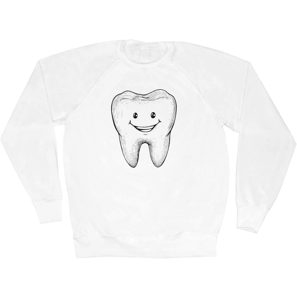Sweatshirt / Pullover / Pulli "Smiling Tooth" für Erwachsene (SW052959) - Bild 2 von 5
