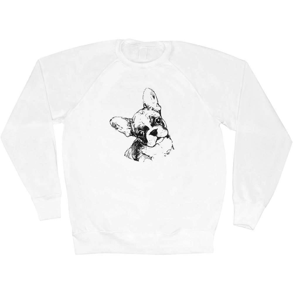'Cute French Bulldog Puppy' Adult Sweatshirt / Sweater / Jumper (SW053511)