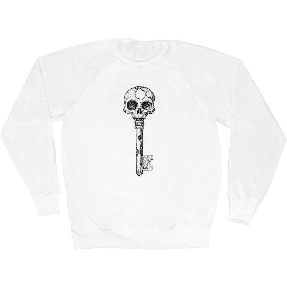 'Skull Key' Adult Sweatshirt / Sweater / Jumper (SW053527)