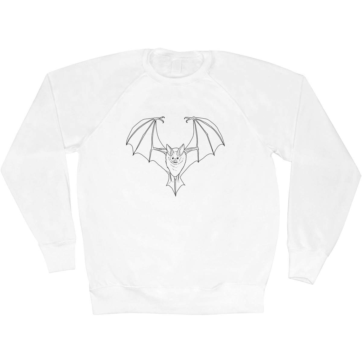 'Flying Bat' Adult Sweatshirt / Sweater / Jumper (SW053613)