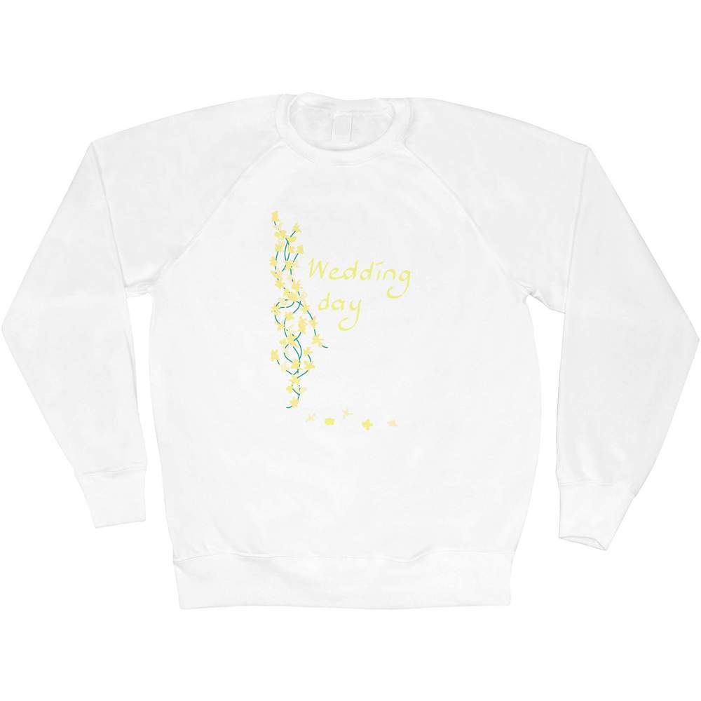 'Wedding Day Celebrations ' Adult Sweatshirt / Sweater / Jumper (SW053842)