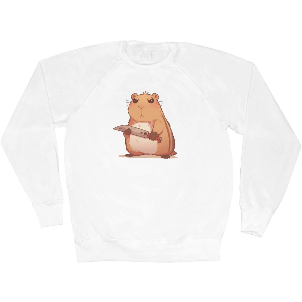 'Angry Capybara' Adult Sweatshirt / Sweater / Jumper (SW053953)