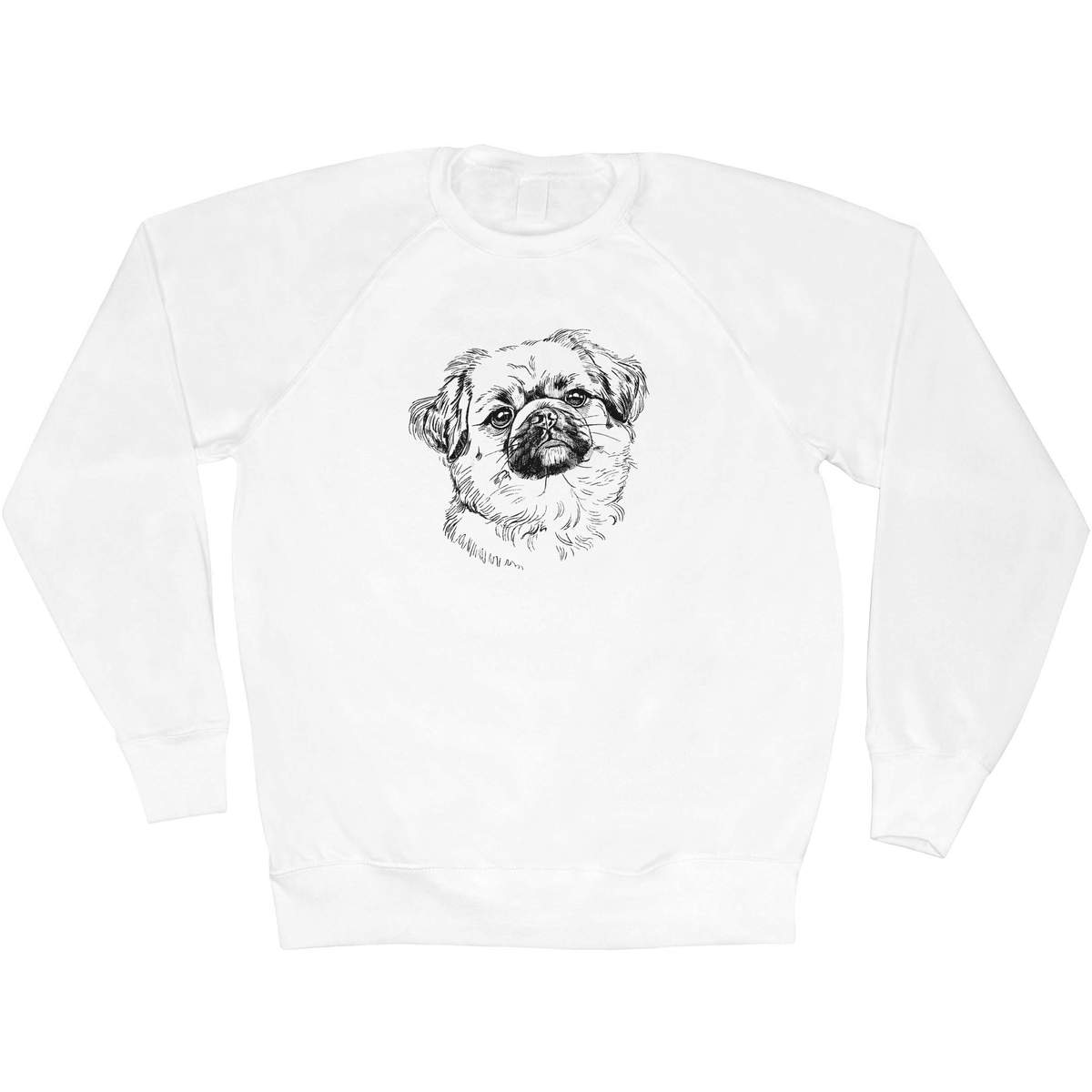 'Pekingese Portrait' Adult Sweatshirt / Sweater / Jumper (SW054356)