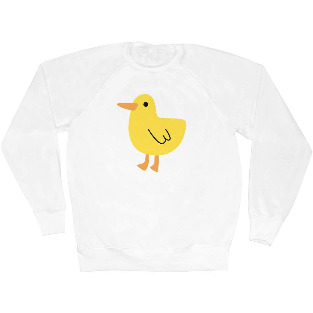 'Yellow Duck' Adult Sweatshirt / Sweater / Jumper (SW054853)