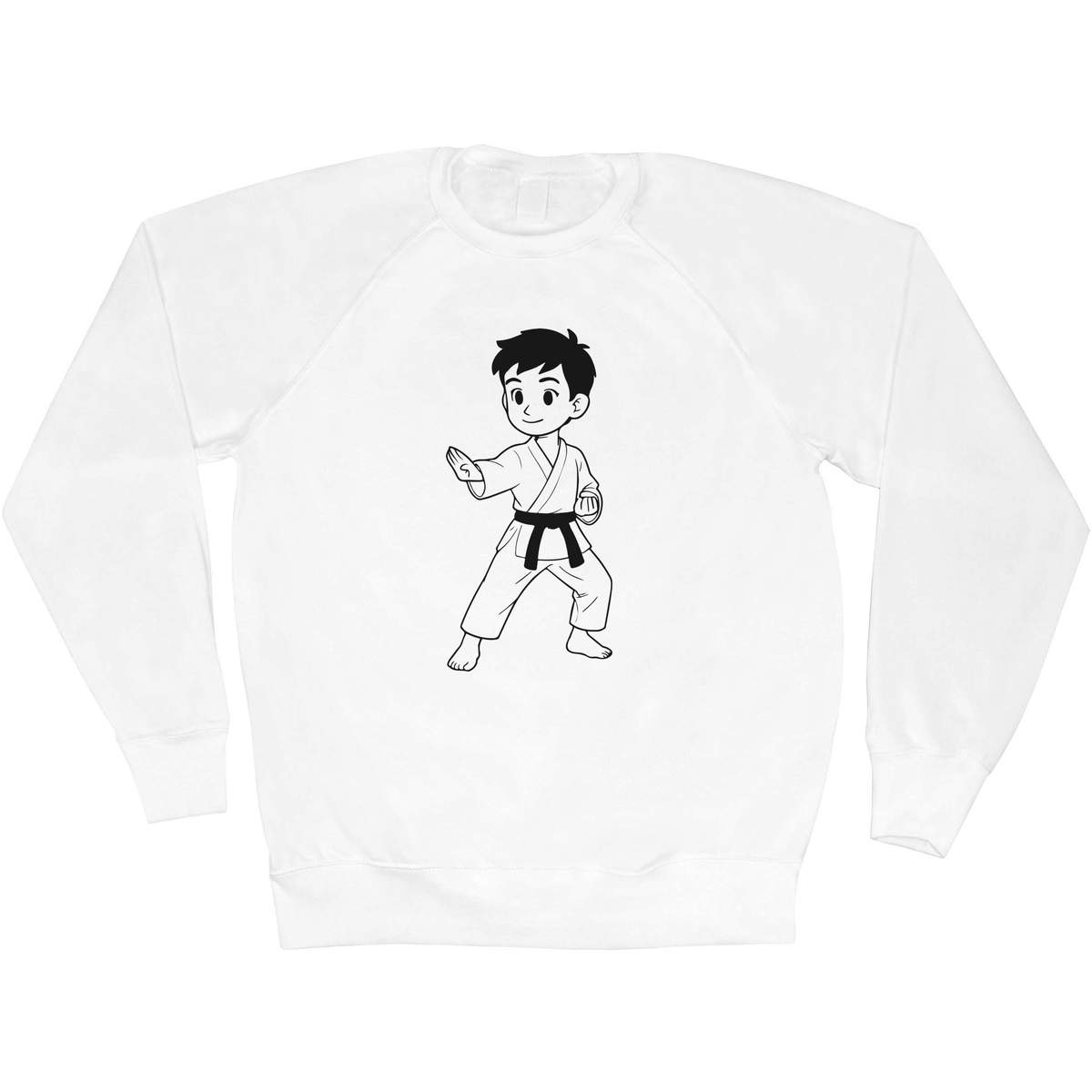 'Karate Boy' Adult Sweatshirt / Sweater / Jumper (SW055680)