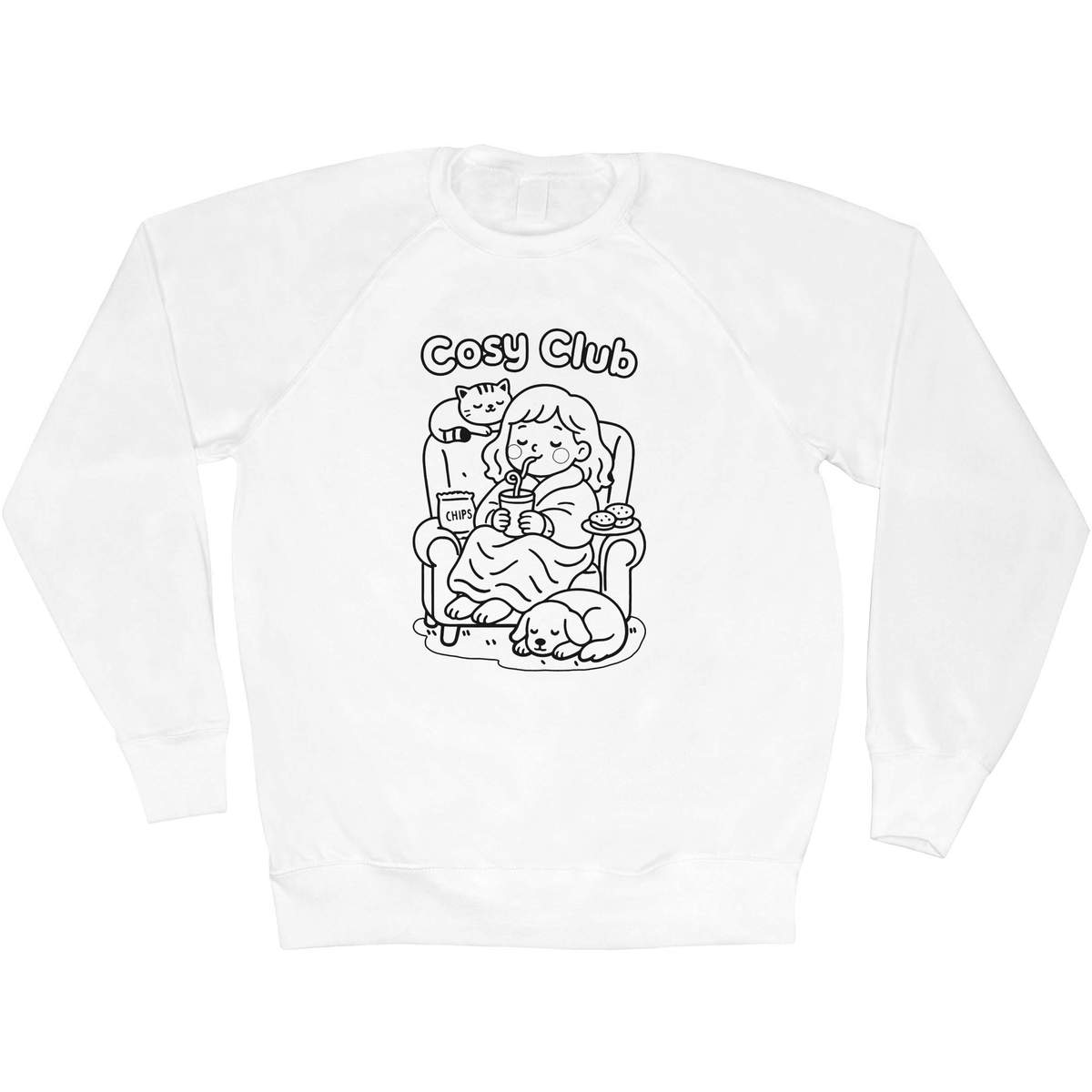 'Cosy Club' Adult Sweatshirt / Sweater / Jumper (SW055777)