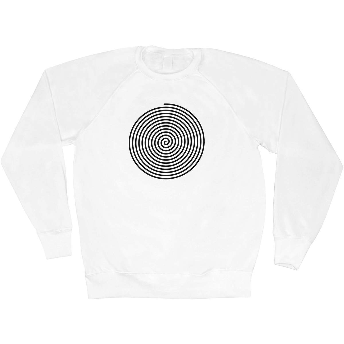 'Concentric Spiral' Adult Sweatshirt / Sweater / Jumper (SW056350)