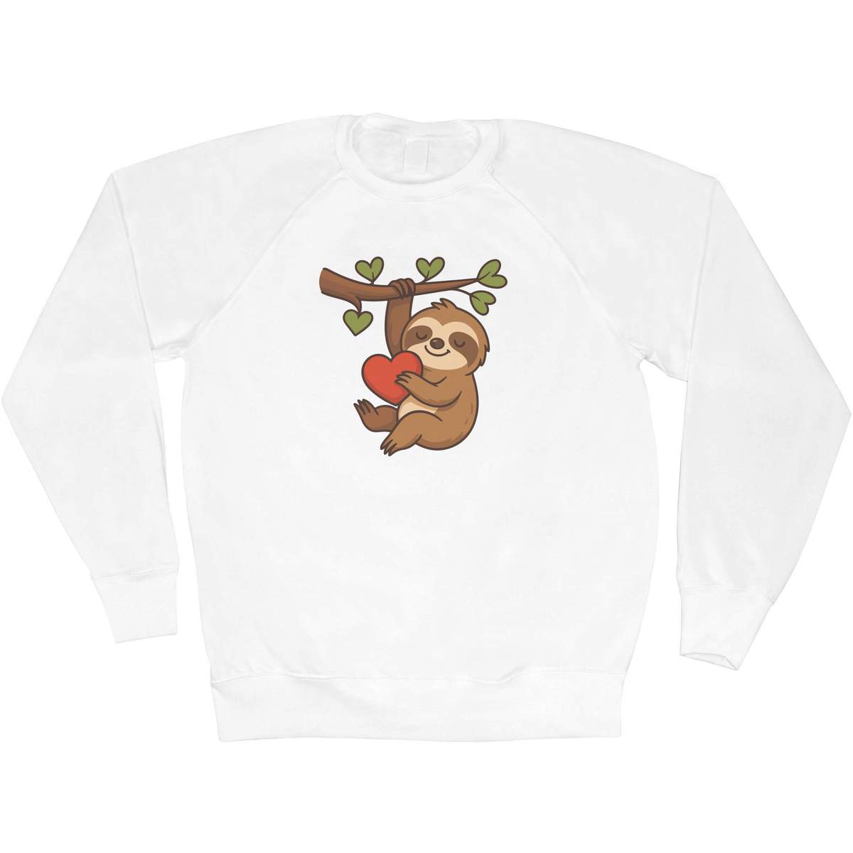 'Sweetheart Sloth' Adult Sweatshirt / Sweater / Jumper (SW056550)
