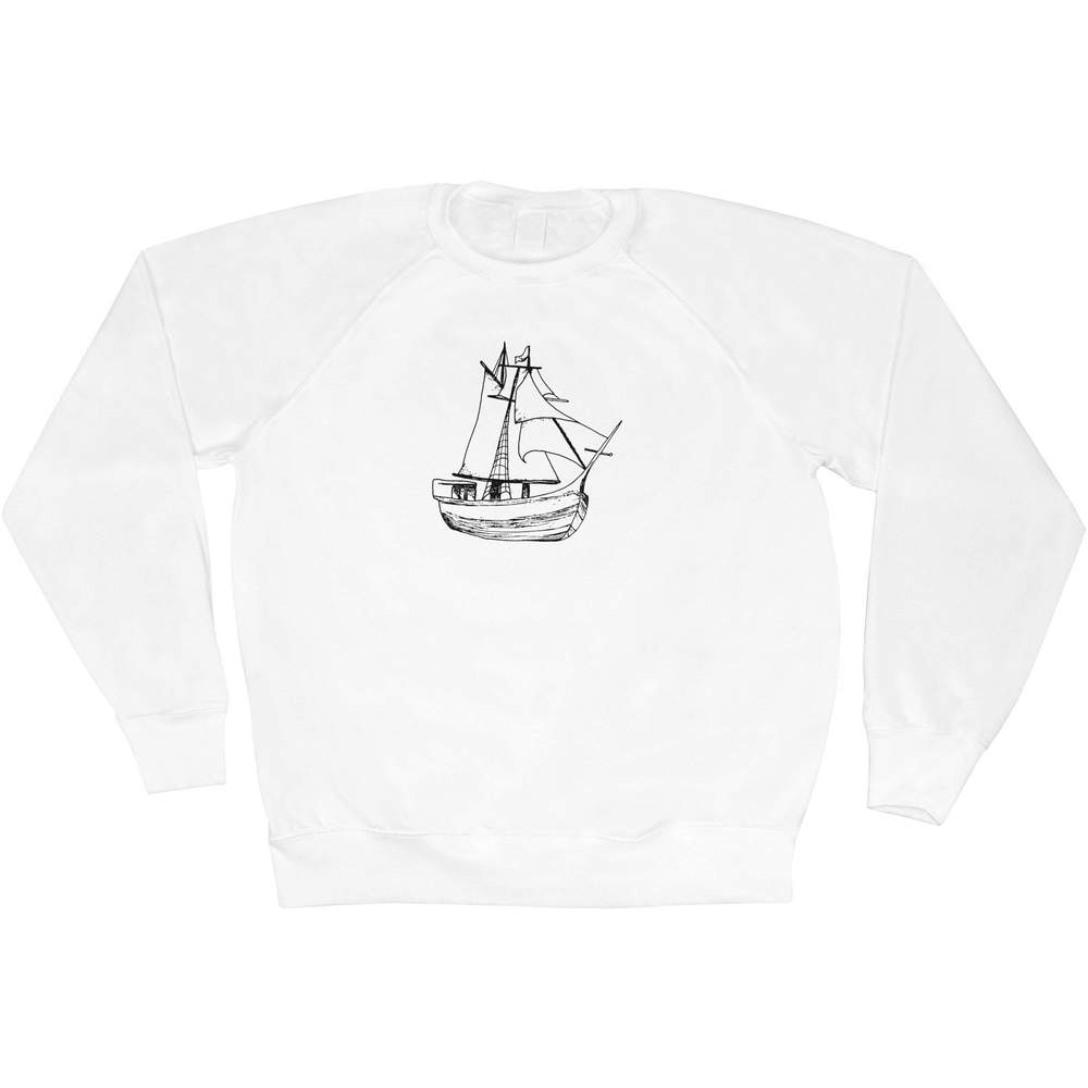 Extra Large 'Sailing Ship' Adult Sweatshirt / Sweater / Jumper (SW00013524)