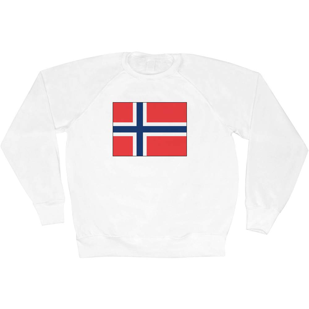 Extra Large 'Norway Flag' Adult Sweatshirt / Sweater / Jumper (SW00040196)