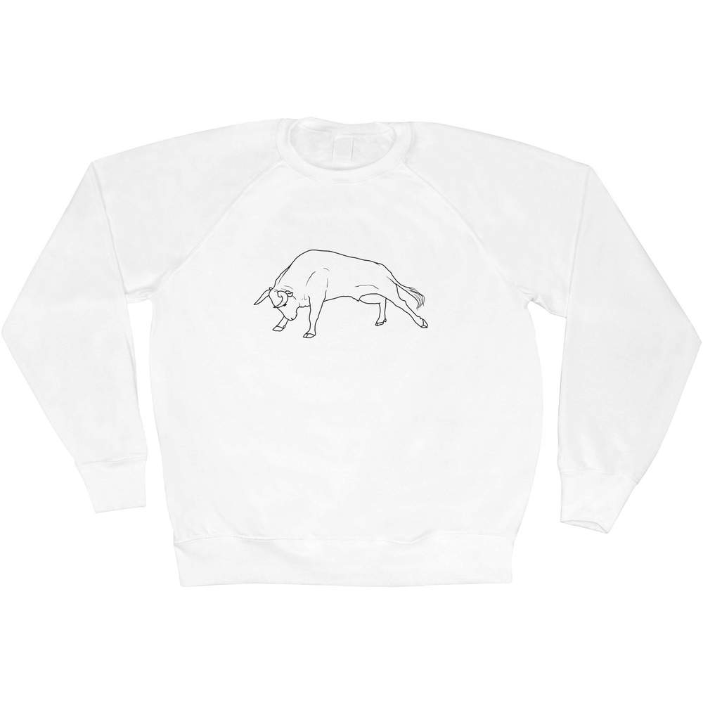 Extra Large 'Raging Bull' Adult Sweatshirt / Sweater / Jumper (SW00139552)