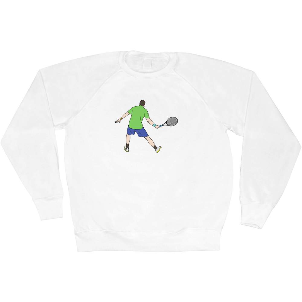 'Tennis Player' Adult Sweatshirt / Sweater / Jumper (SW046696)