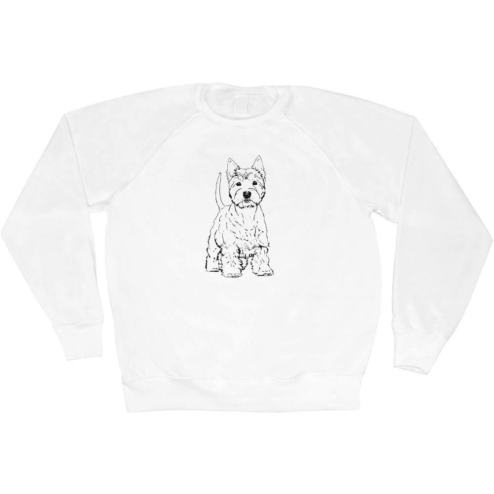 Extra Large 'Proud Westie Dog' Adult Sweatshirt / Sweater / Jumper (SW00144704)