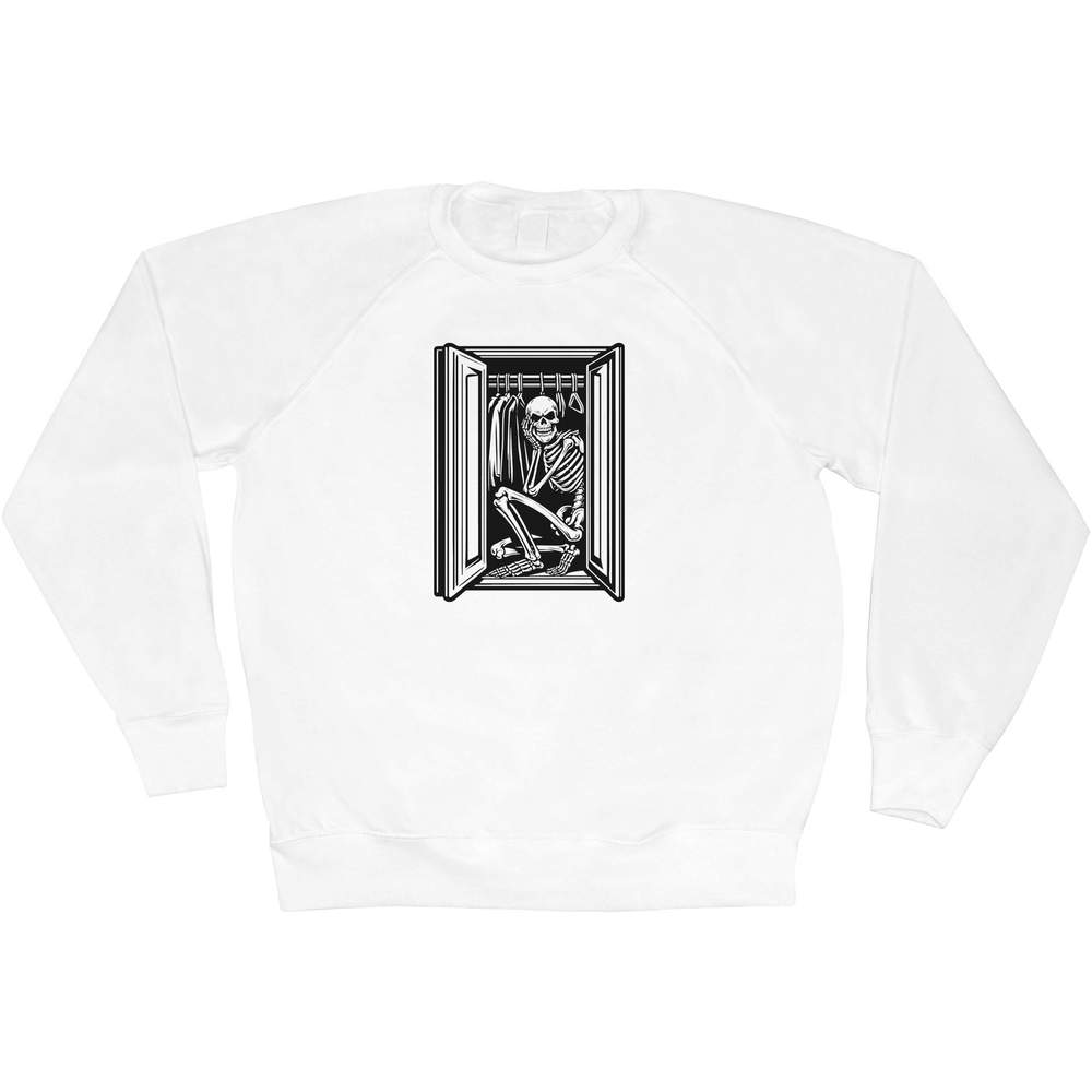 Extra Large 'Skeleton In The Closet' Adult Sweatshirt / Sweater / Jumper (SW00147480)
