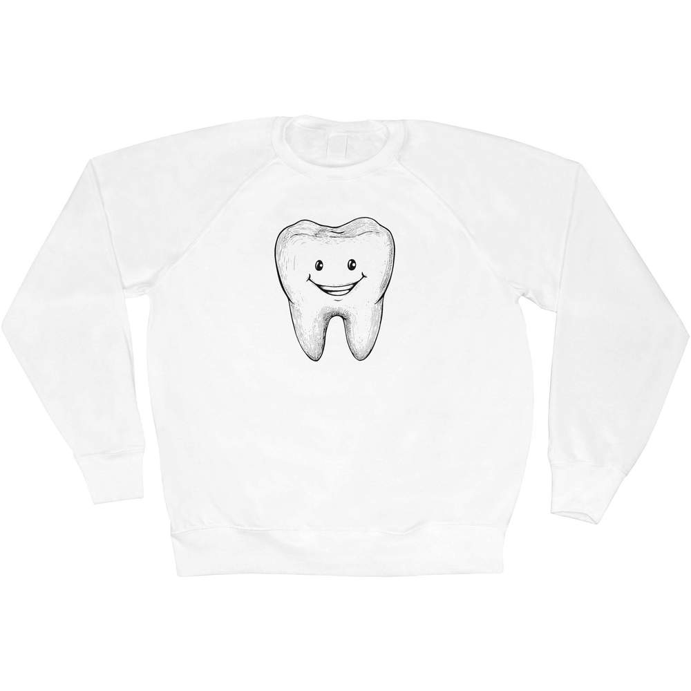 Sweatshirt / Pullover / Pulli "Smiling Tooth" für Erwachsene (SW052959) - Bild 5 von 5