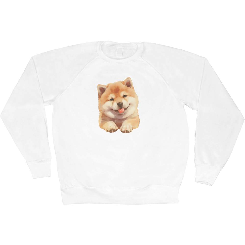 Extra Large 'Cute Akita Dog ' Adult Sweatshirt / Sweater / Jumper (SW00167308)