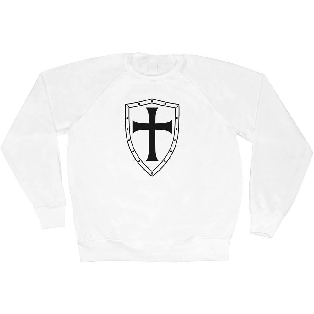 Extra Large 'Medieval Knight's Shield' Adult Sweatshirt / Sweater / Jumper (SW00177996)