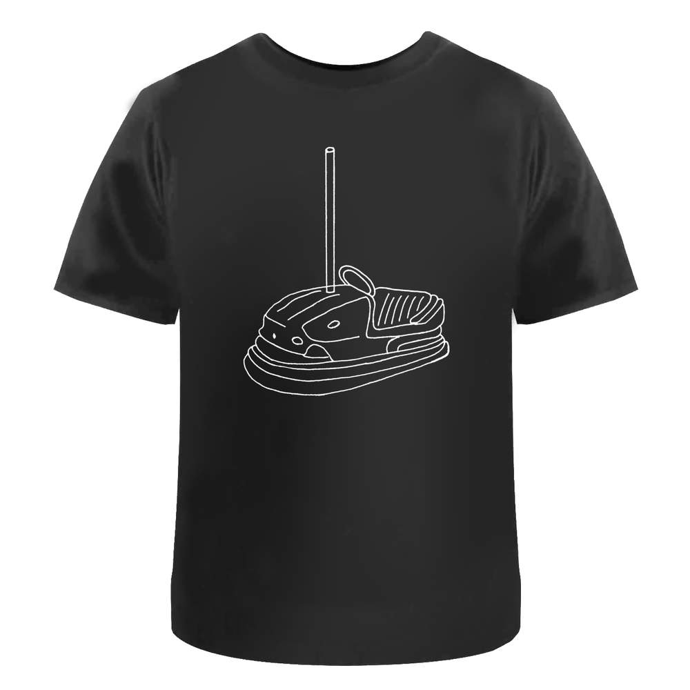 'Dodgem Car' Unisex T-Shirt - 100 % Cotton, Black, L (TA00123719)