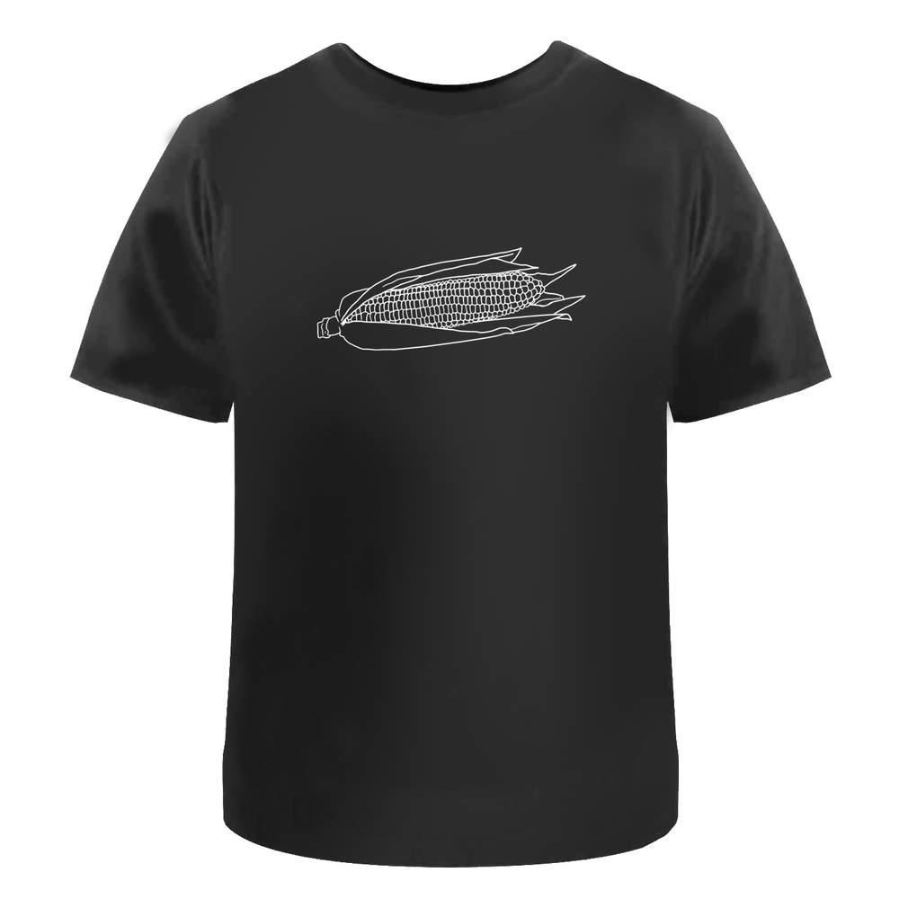 'Sweetcorn' Unisex T-Shirt - 100 % Cotton, Black, L (TA00141835)