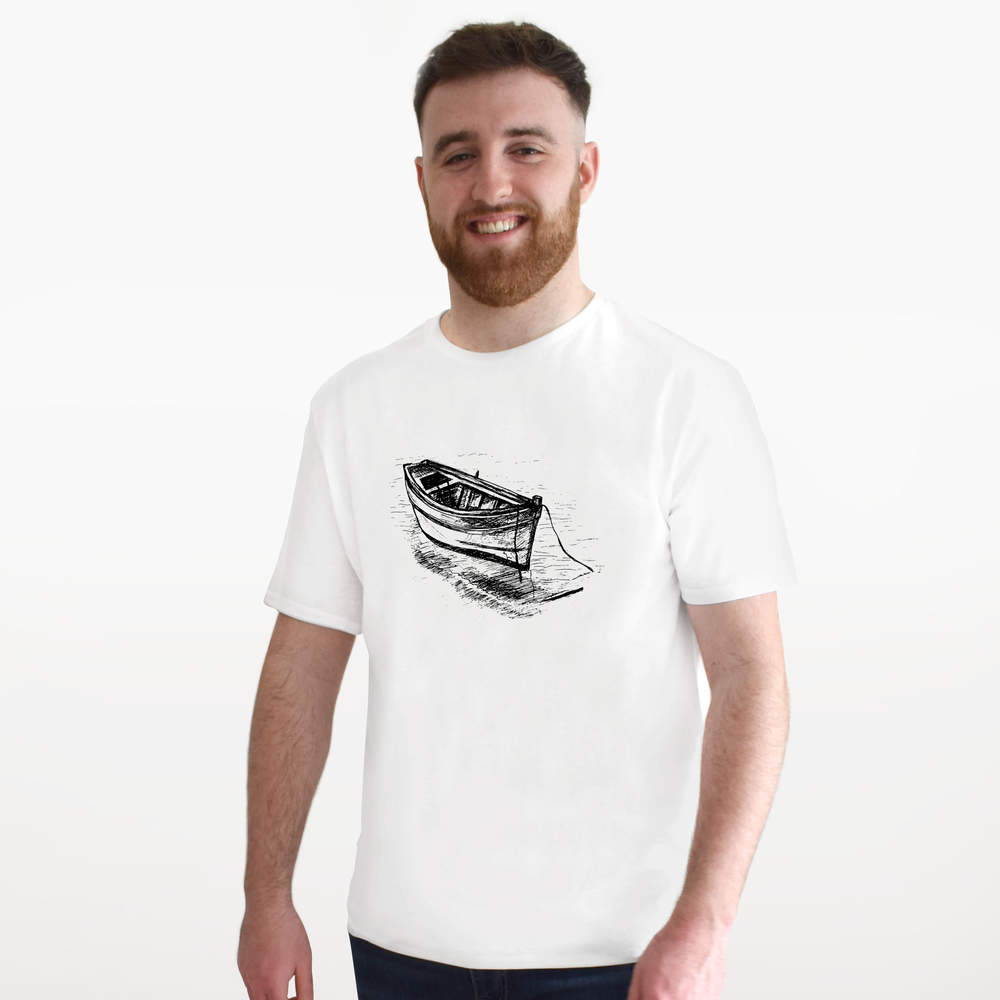 T-shirt unisexe soldes « Bateau en bois » - 100 % coton (S-XXL) (TA015596)