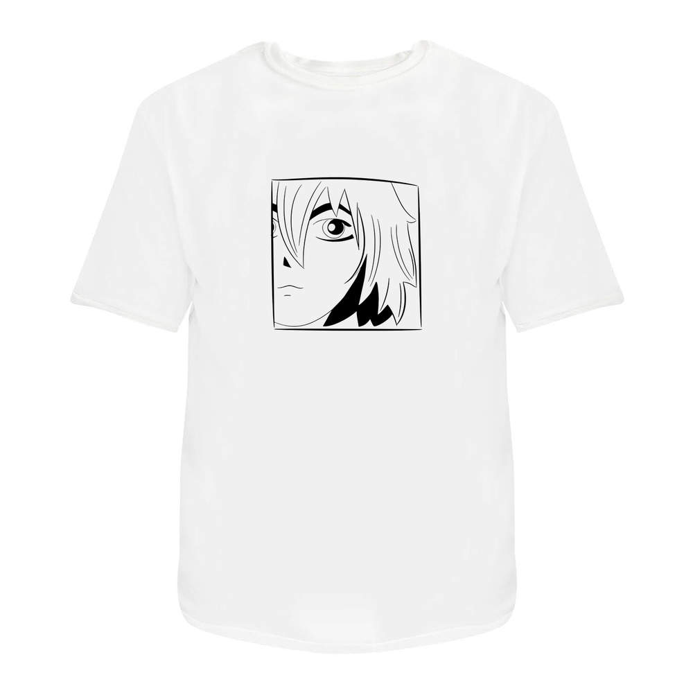 'Manga Boy' Unisex T-Shirt - 100 % Cotton, White, S (TA00022349)