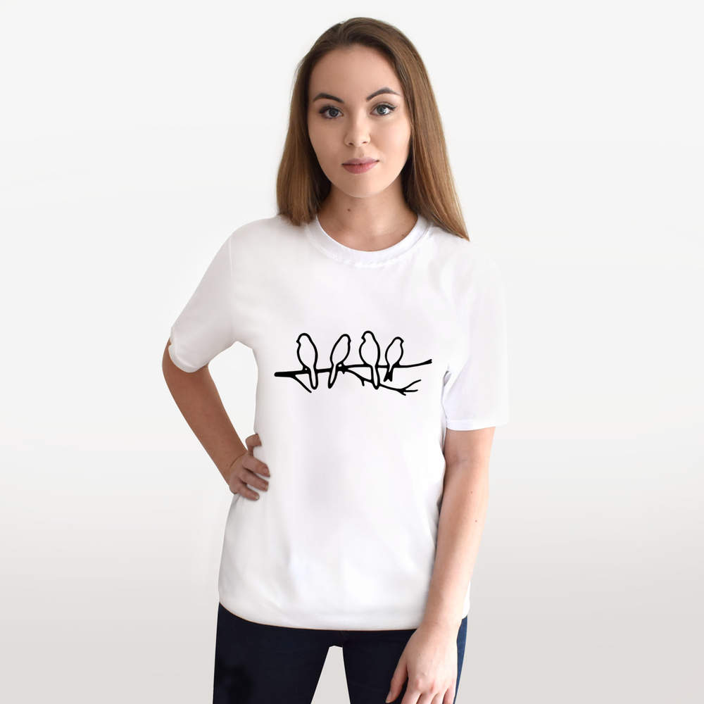 'Birds On A Branch' Unisex T-Shirt - 100% Cotton (S-XXL) (TA021138) - Picture 12 of 15