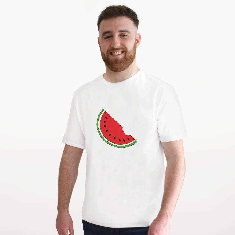 'Watermelon Slice' Unisex T-Shirt - 100% Cotton (S-XXL) (TA023859) - Picture 13 of 15
