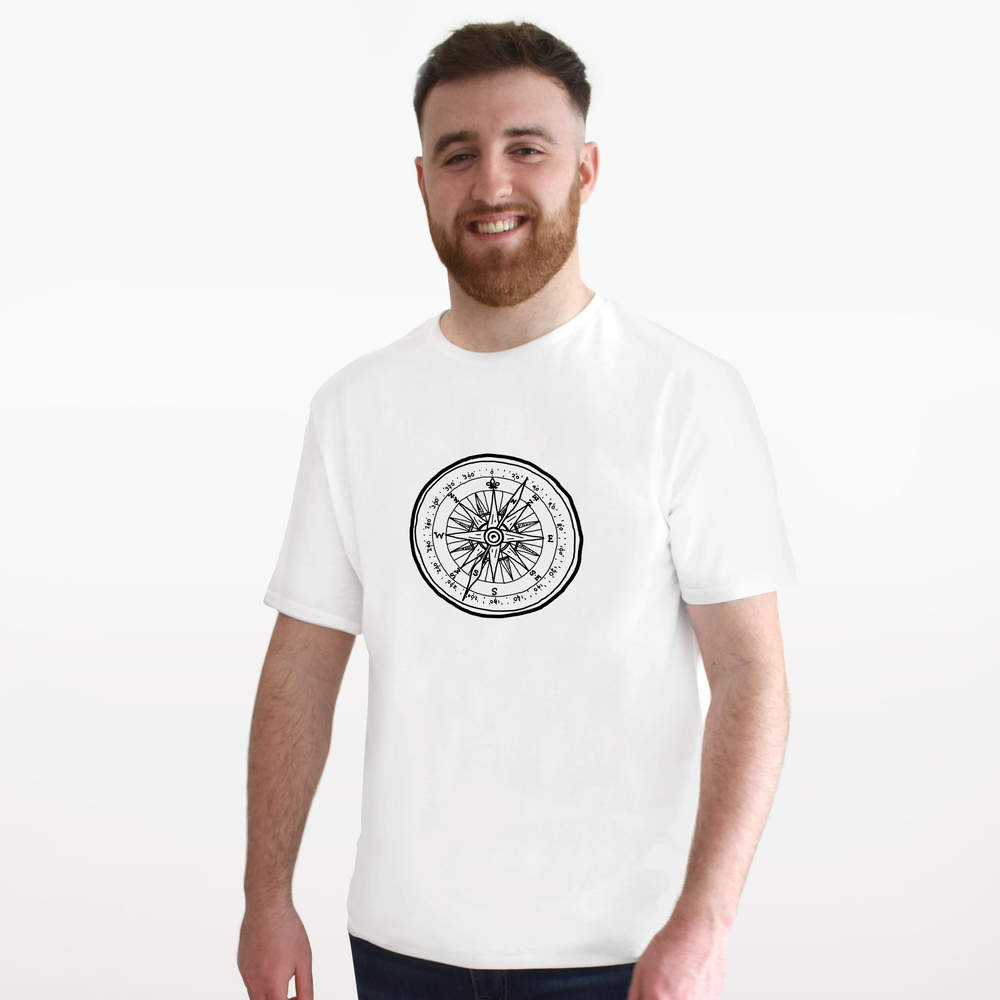 'Scout Compass' Unisex T-Shirt - 100% Cotton (S-XXL) (TA025392) - Picture 13 of 15