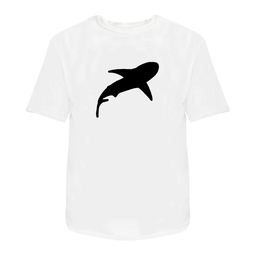 thumbnail 11  - &#039;Shark Silhouette&#039; Men&#039;s / Women&#039;s Cotton T-Shirts (TA027910)