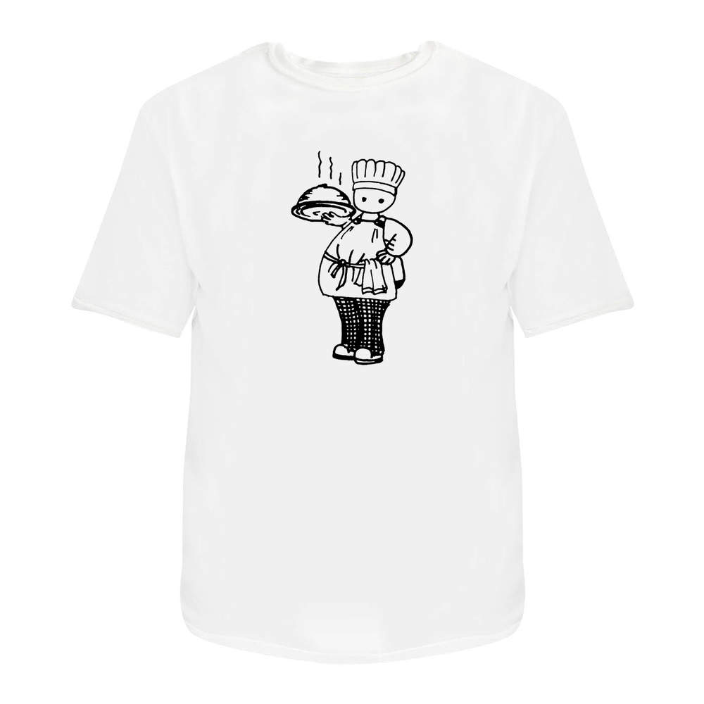 'Chef Holding Food' Unisex T-Shirt - 100% Cotton (S-XXL) (TA037009)