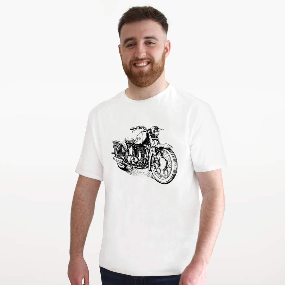 'motorbike' Unisex T-Shirt - 100% Cotton (S-XXL) (TA039367) - Picture 13 of 15